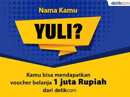 Tiga, menarik, keren, baik orang terkenal: Dear Yuli Cukup Lakukan Ini Kamu Bisa Dapat Voucher Rp 1 Juta
