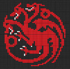 Bogo sale cross stitch pattern house stark game of thrones. Game Of Thrones Knitting Charts Free