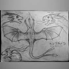 The godzilla animations were made by replacing the puppets usually u… Three Headed King Ghidorah Coloring Pages Ferrisquinlanjamal