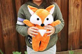 Orange Fox Minky Plush Fleece Doll Stuffed Animal Woodland Etsy Baby Boy Toys Animal Babies Toys Soft Toy Animals