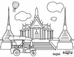 1080x1200 statue of buddha coloring page free printable coloring pages. Bangkok Thailand Coloring Page Our Family Passport