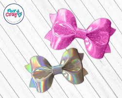 Pin On Cute Hair Bows Svg Templates Die Cut Dxf