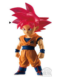 It utilizes their primal power and the overwhelming strength of a super saiyan. Dragon Ball Adverge 5 Goku Super Saiyan God Bandai