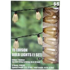 If you don't have trees, a fence or another tall outdoor object, it doesn't take much — just a little more time and a few additional supplies — to set up any outdoor space for cafe lights. Indoor Outdoor Edison Bulb String Lights Amber 15 Lights 9 6ft Five Below Let Go Have Fun