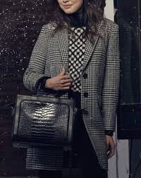 Glen Plaid Wool Cocoon Coat Brooks Brothers Work Outfit Inspiration Cocoon Coat Work Wear Women