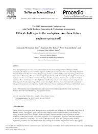 .international business malaysia abstract this abstract will include some information about our research in a briefly way to show more about in order to establish their business in malaysia effectively, the company needs to understand all the issues such as technological, ethical, legal rules. Pdf Ethical Challenges In The Workplace Are These Future Engineers Prepared