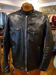 Vintage 70 S Brimaco Black Leather Cafe Racer Jacket 40 119173725