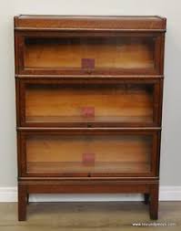 antique barrister bookcase by globe