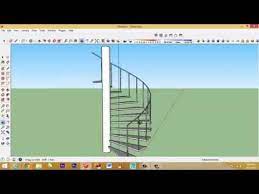 Nah itulah semua tutorial cara membuat atap secara cepat pada sketchup. Cara Membuat Tangga Putar Dengan Sketchup By Sketchup Tutorial