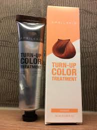 April skin turn up color treatment on dark hair. Honestly Speaking Aprilskin Turn Up Color Treatment Review Orange