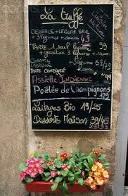 Cafe Menu French Cafe French Cafe Menu Honey Cafe