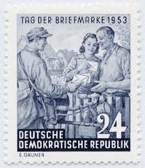 Alles im shop der deutschen post: Deutsche Post Briefmarke 1947 Freimarken Ii Kontrollratsausgabe Maurer Und Bauerin Briefmarken Werden Mit Einem Bezirksstempel Uberdruckt