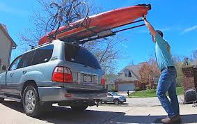 If you're by yourself, you can get the kayak onto a shoulder. Easy Kayak Roof Rack Loader For Car Ez Rec Rack Thesuperboo