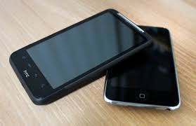 File:HTC Desire HD with iPod Touch 2G ...