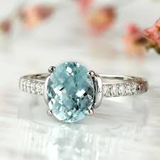 Save 5% with coupon (some sizes/colors) free shipping. 7 Alluring Aquamarine Engagement Rings Diamond Wish