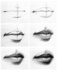 The shorter the line, the more plump they will be. Pencil How To Draw Lips Novocom Top