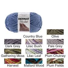 bernat blanket yarn color chart ocean shades 10776