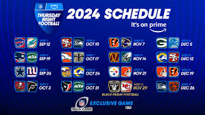 2024 Thursday Night Football schedule on Amazon Prime