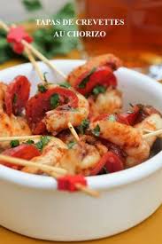 Tapas De Crevettes Au Chorizo Recettes De Cuisine Apero Recette Aperitif Dinatoire Recettes De Cuisine