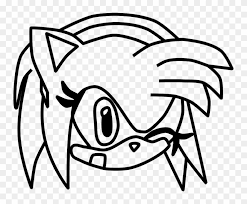 Cream from sonic coloring page. Sonic Characters Coloring Pages Amy Rose Paint Free Transparent Png Clipart Images Download