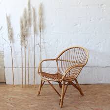 Fauteuil Rotin Vintage Classique I395 Fauteuil Rotin Fauteuil Confortable Petit Fauteuil