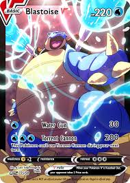 A creature that will be seen when pigs fly. New Non Foil Custom Pokemon Card Blastoise V Everything From Art To Card Template And Type Symbols Where Made From Scratch By Panagiotis Vlamis That S Me Pokemontcg