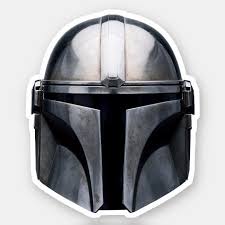 The Mandalorian Helmet Sticker Zazzle Com Mandalorian Helmet Helmet Stickers Mandalorian