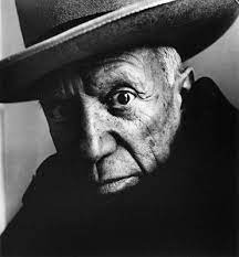 Picasso's self portrait evolution from age 15 to age 90. Pablo Picasso By Irving Penn 1957 Photographie Portrait Noir Et Blanc Picasso