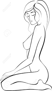 Improve your drawing with this. Woman Body Sketch Sit Royalty Free Cliparts Vectors And Stock Illustration Image 7361681