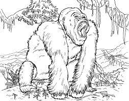 Gorilla Cool Coloring Pages Dinosaur Coloring Pages Fathers Day Coloring Page