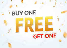 Especially enticing is buy one, get one free, as people have a hard time saying no to that word. Buy One Get One Free Sale Offer Design Vector Promo Buy 1 Get Royalty Free Cliparts Vectors And Stock Illustration Image 148084309