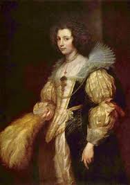 Anthonis van Dyck: Porträt der Marie-Louise de Tassis - anthonis-van-dyck-portraet-der-marie-louise-de-tassis-02742