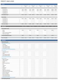 Microsoft excel worksheets and templates. Profit And Loss Statement Free Template For Excel