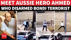 Australian Hero Ahmad El Ahmed: Watch How He Ambushed Sydney Attacker &  Disarmed Him | Bondi Beach