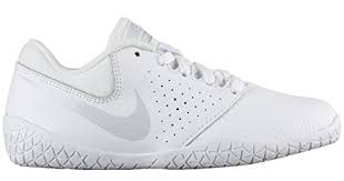 Nike Girls Youth Cheer Sideline Iv Cheerleading Shoes 13 M Us Little Kid White Pure Platinum White