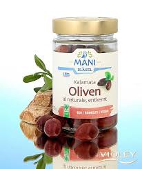 Unlike other olive trees, the kalamon tree has large leaves that are twice the size of other varieties. Mani Blauel Organic Kalamata Olives Al Naturale Pitted 175 G At Violey