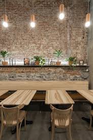 Jouney Cafe Incorporates Simple Materials To Achieve Its Incredibly Rustic Look Including Ash Rustic Restaurant Restaurant Seating Restaurant Interior Design