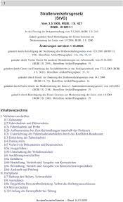 Zitierungen von § 6a stvg. Strassenverkehrsgesetz Stvg Pdf Free Download
