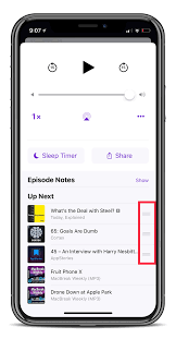 Returns the media item located in the indicated array index. How To Create And Play Podcast Playlists In Ios 13 11 And Ipados Appletoolbox