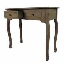 Console contemporaine en mdf rectangulaire avec tiroir. Meuble D Entree Console De Rangement Mobilier D Appoint Avec Tiroirs En Bois Patine Marron 40x79x88 5cm L Heritier Du Temps