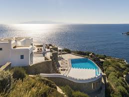 Meerblick Ferienhaus Mykonos Villa Nemesis 5 Schlafzimmer 10 Person Pool Sonnigesgriechenland Ferienhaus Griechenland Ferienhaus Griechenland