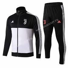 Black And White And Red All Over Juventus 2019 2020 Juventus High Collar Black Thailand Soccer Training Jacket Uniform 815 Soccer Training Jacket High Collar Full Zip Sweatshirt