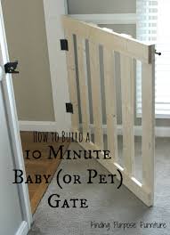 Knowing how to build a deck gate is a beneficial skill for homeowners. 10 Minute Diy Baby Pet Gate Update 2018 Finding Purpose Blog