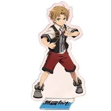 Amazon.com: Sonsoke Mushoku Tensei Jobless Reincarnation Anime Figure Stand  Game Figure Acrylic Peripheral Ornaments Collections Cosplay (Rudeus  Greyrat 2) : Toys & Games