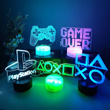 Shop our great selection of side bed table & save. 3d Night Lamp Gaming Room Desk Setup Lighting Decor On The Table Game Console Icon Logo Sensor Light For Kids Bedside Gift Table Lamps Aliexpress