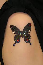 Black Butterfly Tattoo Tattoo Black Butterfly Black Butterfly Tattoo Back Tattoo Black Flowers Tattoo