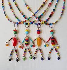 Acolyte Petit Ami Homme Personne Perles De Boheme Ooak Arc En Etsy Beaded Necklace Beaded Jewelry Gift Necklace