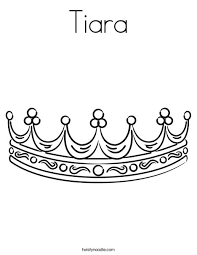 Explore 623989 free printable coloring pages for you can use our amazing online tool to color and edit the following. Tiara Coloring Page Twisty Noodle
