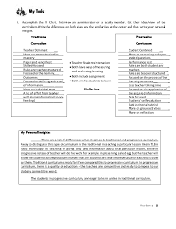 Field Study 4 Exploring The Curriculum