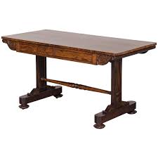 Antique English William Iv Rosewood Library Table Circa 1835 Library Table Vintage Desk Table